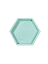 Load image into Gallery viewer, Light Sage Green Hexagon Concrete Coaster
