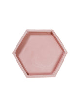 Load image into Gallery viewer, Pastel Baby Pink Concrete Hexagon Coaster
