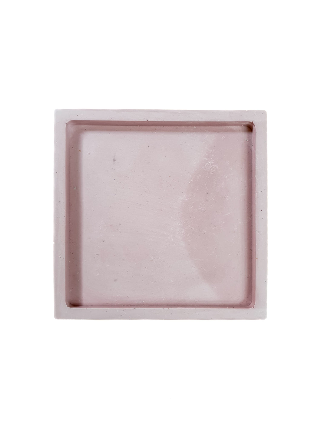 Pastel Light Purple Concrete Square Tray