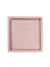 Load image into Gallery viewer, Pastel Baby Pink Concrete Square Tray
