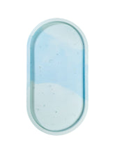 Load image into Gallery viewer, Baby Blue Concrete Oval Tray
